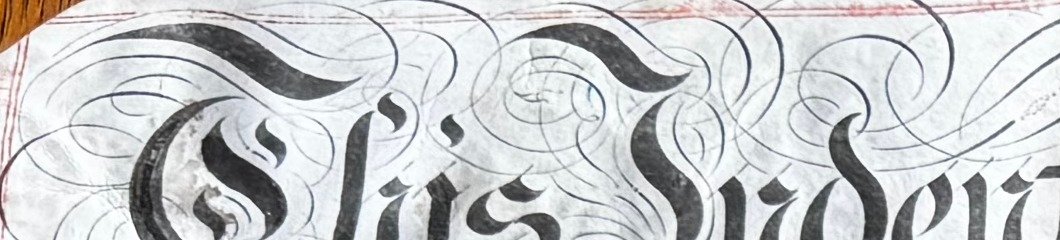 The opening words of the indenture, in copperplate script